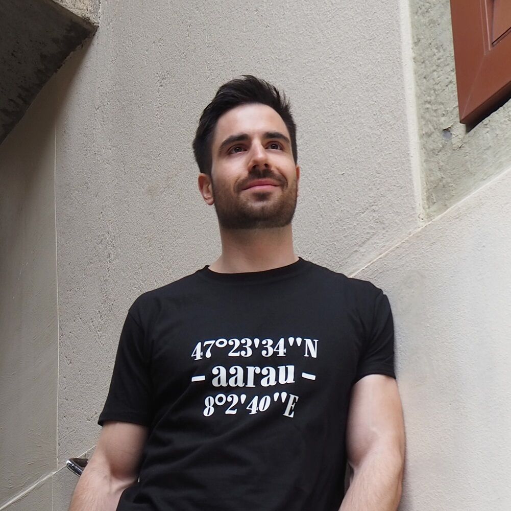 Aarauer Herren T-Shirt «Koordinaten»
