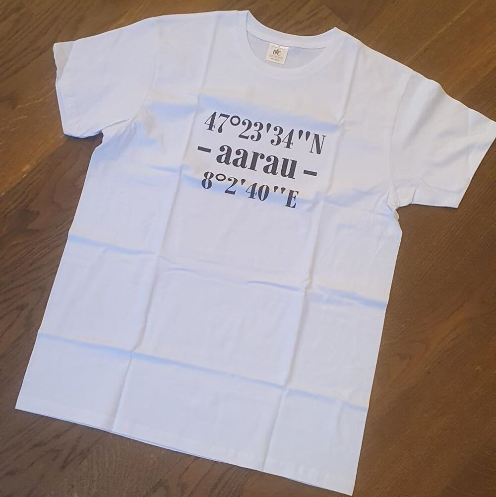Aarauer Damen T-Shirt «Koordinaten»
