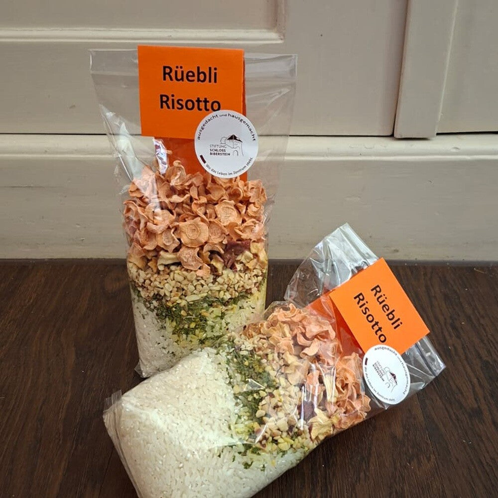 Rüebli-Risotto vom Schloss Biberstein