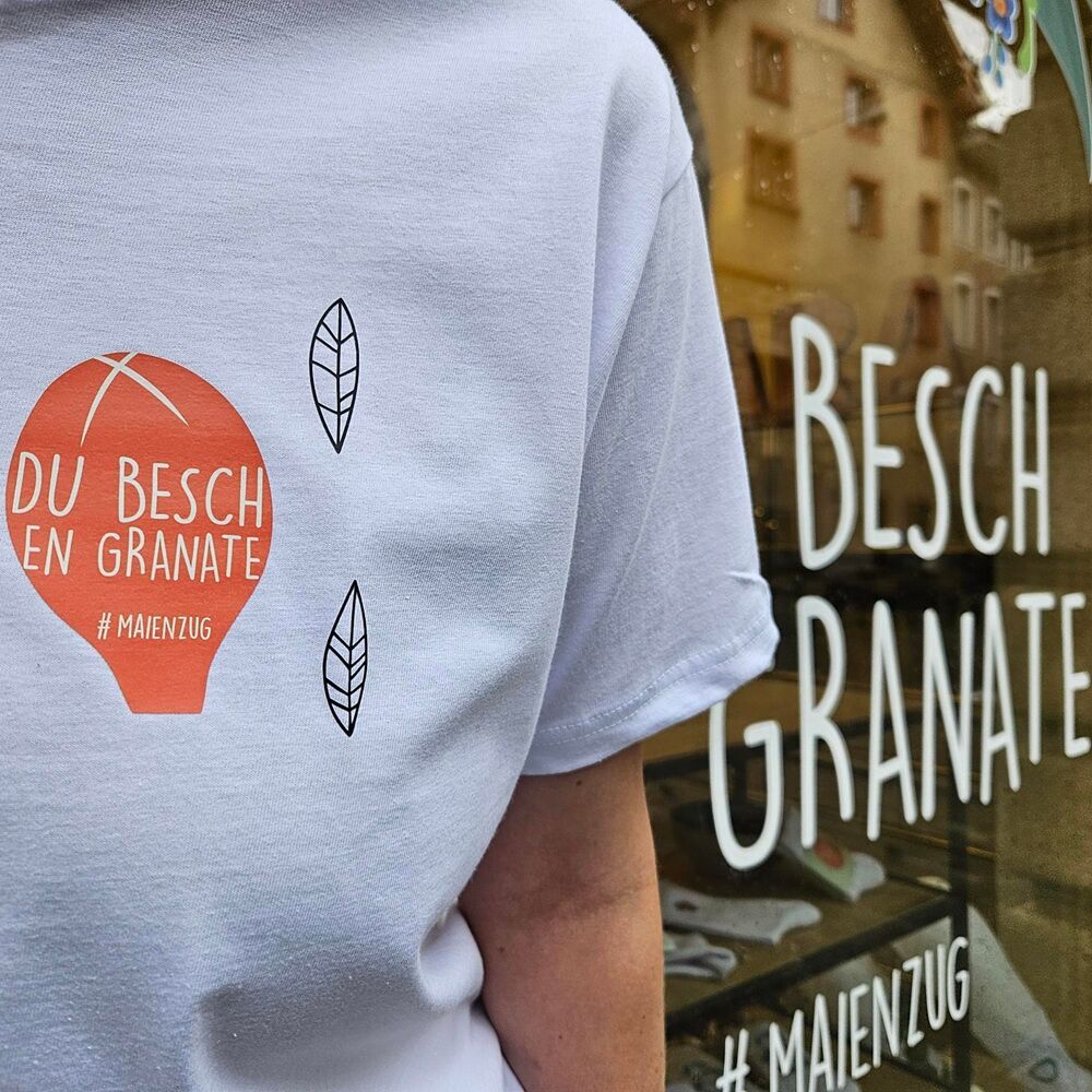 Maienzug T-Shirt «Du besch en Granate»